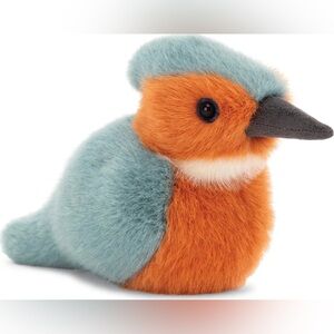 Jellycat BIRDLING KINGFISHER NEW w/ Tag King Fisher RETIRED Collectible Bird